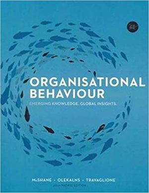 organizationl behavior emerging knowledge global insights 4th edition mcshane solutions manual