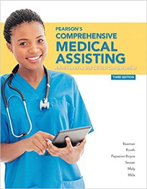 pearsons comprehensive medical assisting 3rd edition beaman solutions manual