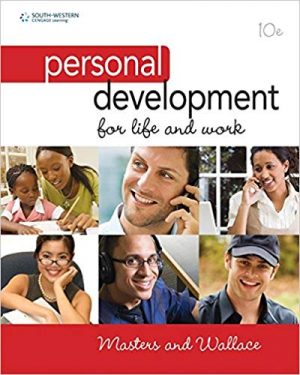 personal development for life and work 10th edition masters test bank