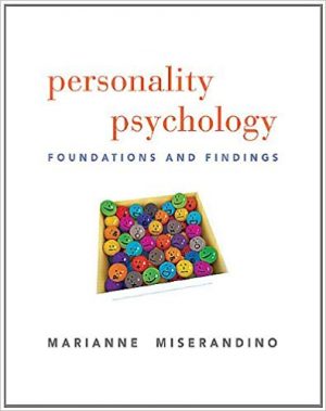 personality psychology foundations and findings 1st edition miserandino test bank