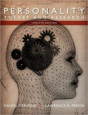 personality theory and research 12th edition cervone test bank