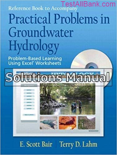 Practical Problems In Groundwater Hydrology 1st Edition Bair Solutions ...