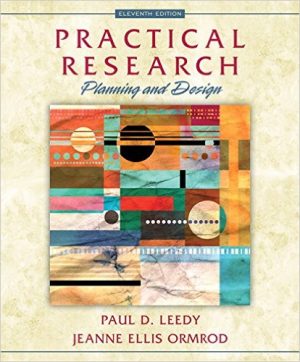 practical research planning and design 11th edition leedy test bank