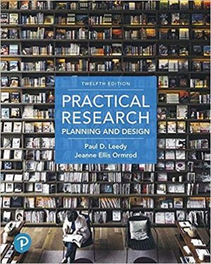 practical research planning and design 12th edition leedy test bank