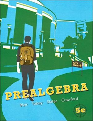 prealgebra 5th edition blair solutions manual