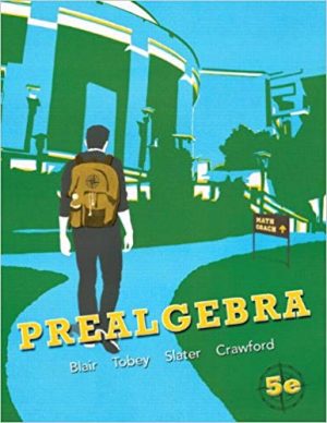 prealgebra 5th edition blair test bank