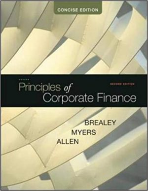 principles of corporate finance concise 2nd edition brealey test bank