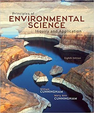 principles of environmental science 1st edition cunningham test bank