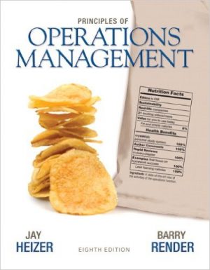 principles of operations management 8th edition heizer solutions manual