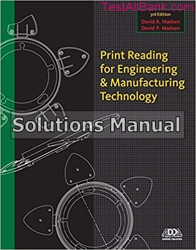 Print Reading For Engineering And Manufacturing Technology 3rd Edition ...