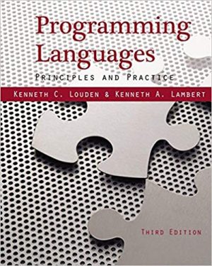 programming languages principles and practices 3rd edition louden test bank