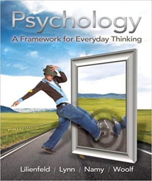 psychology a framework for everyday thinking 1st edition lilienfeld test bank