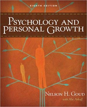 psychology and personal growth 8th edition goud test bank