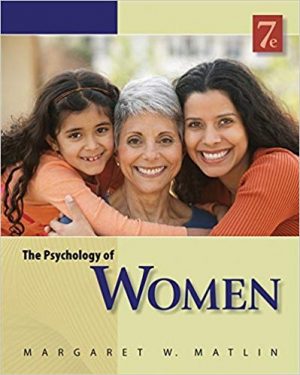 psychology of women 7th edition matlin test bank