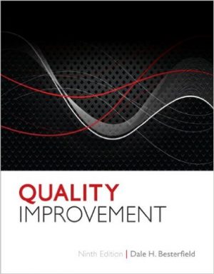 quality improvement 9th edition besterfield test bank