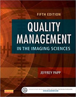 quality management in the imaging sciences 5th edition papp solutions manual