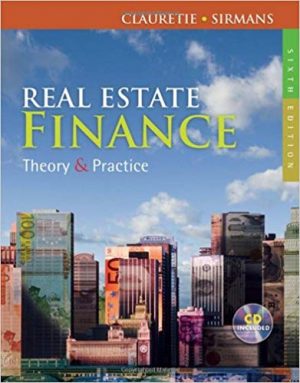 real estate finance theory and practice 6th edition clauretie solutions manual