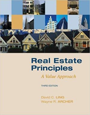 real estate principles a value approach 3rd edition ling test bank