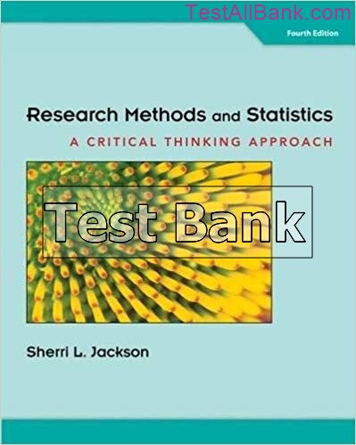 research methods and statistics a critical thinking approach pdf