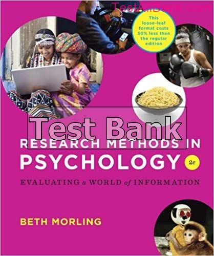 research methods in psychology test bank
