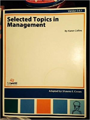 selected topics in management v2.0.1 1st edition collins test bank