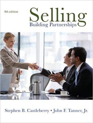 selling building partnerships 8th edition castleberry test bank