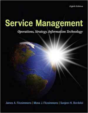 service management operations strategy information technology 8th edition fitzsimmons test bank