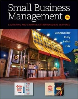 small business management 17th edition longenecker solutions manual