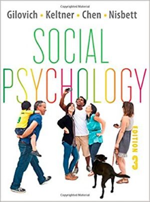 social psychology 3rd edition gilovich test bank