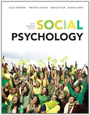 social psychology canadian 5th edition aronson test bank