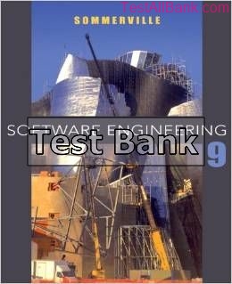 software engineering 9th edition sommerville test bank