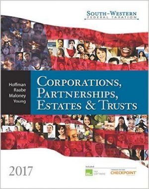 south western federal taxation corporation partnerships 40th edition hoffman solutions manual