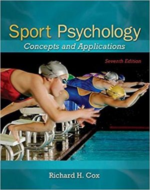 sport psychology concepts and applications 7th edition cox test bank