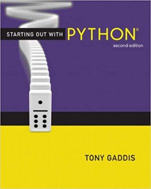 starting out with python 2nd edition gaddis test bank