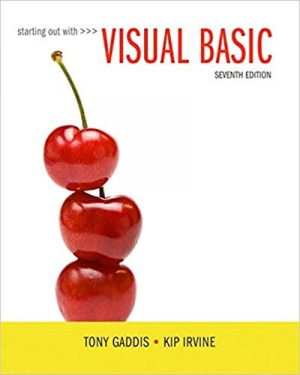 starting out with visual basic 7th edition gaddis solutions manual