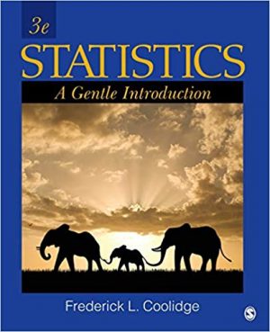 statistics a gentle introduction 3rd edition coolidge solutions manual