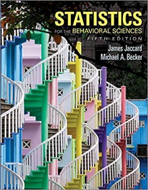 statistics for the behavioral sciences 5th edition jaccard test bank