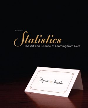 statistics the art and science of learning from data 3rd edition agresti test bank