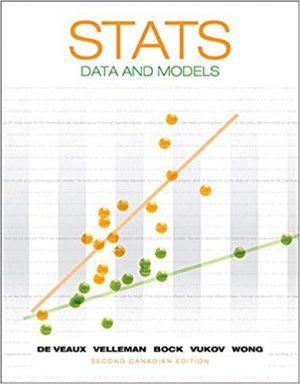 stats data and models canadian 2nd edition de veaux test bank