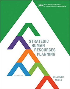 strategic human resources planning 6th edition belcourt test bank