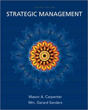 strategic management concepts and cases 2nd edition carpenter test bank