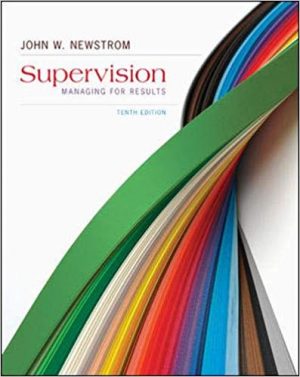 supervision managing for results 10th edition newstrom test bank