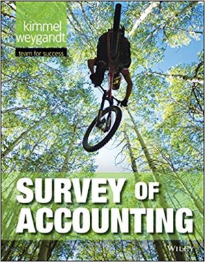 survey of accounting 1st edition kimmel solutions manual