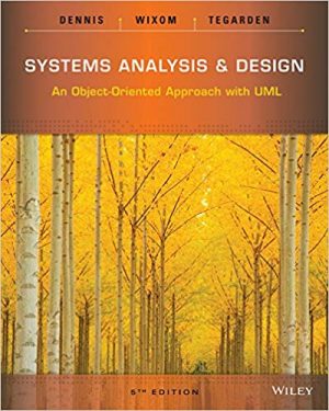 systems analysis and design an object oriented approach with uml 5th edition dennis solutions manual