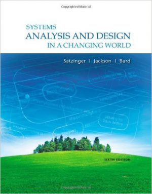 systems analysis and design in a changing world 6th edition satzinger test bank
