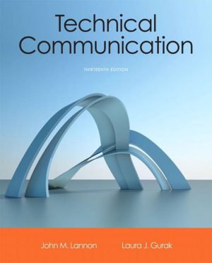technical communication 13th edition lannon test bank