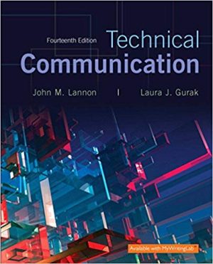 technical communication 14th edition lannon test bank
