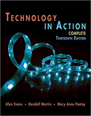 technology in action complete 13th edition evans solutions manual