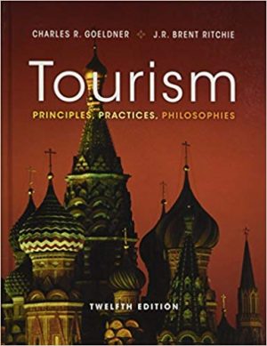 tourism principles practices philosophies 12th edition goeldner test bank