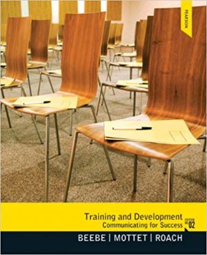 training and development communicating for success 2nd edition beebe test bank